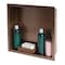 Alfi Brand 16" x 16" Brushed Copper PVD Steel Square Single Shelf Shower Niche ABNP1616-BC - alternate 1